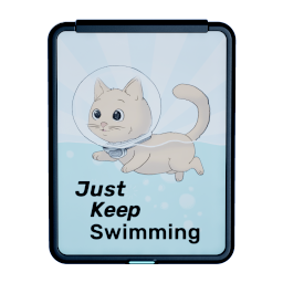Just Keep Swimming Poster