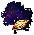 Semilla de abanico morado