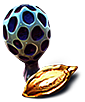 Espora de cascabel moteado