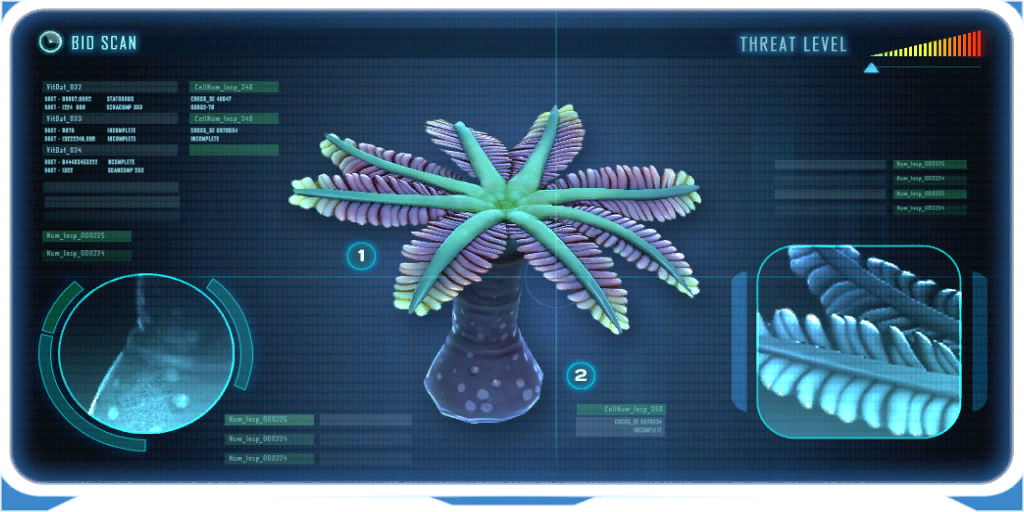 Palmera azul