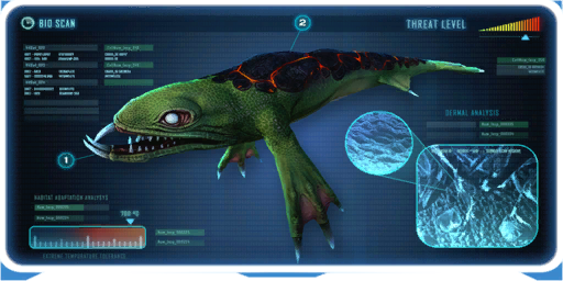 Reptil de lava